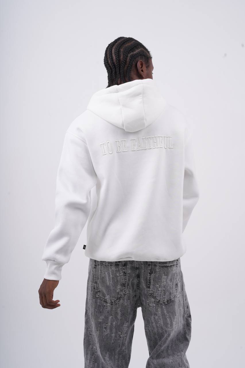 Sudadera extragrande unisex con cuello redondo - Jersey grueso