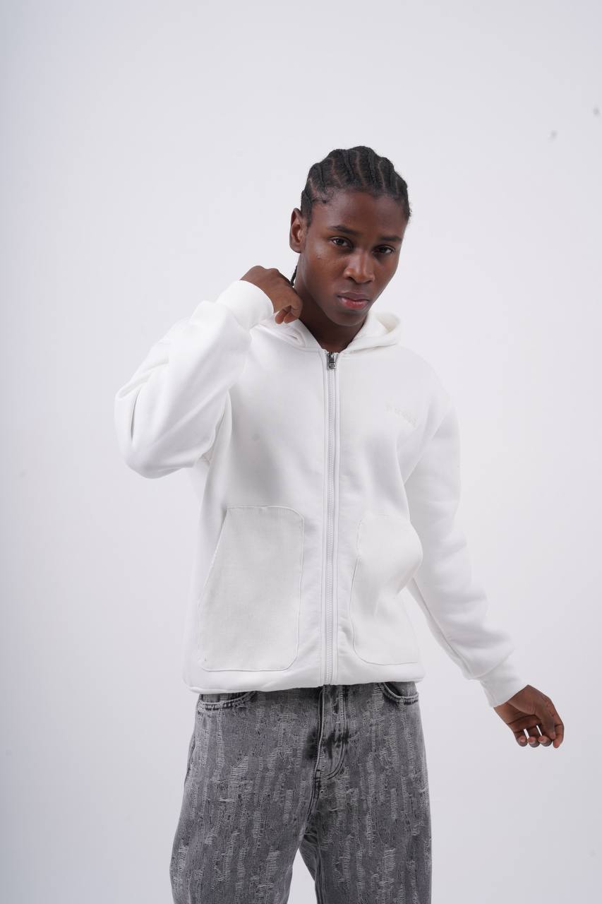 Sudadera extragrande unisex con cuello redondo - Jersey grueso
