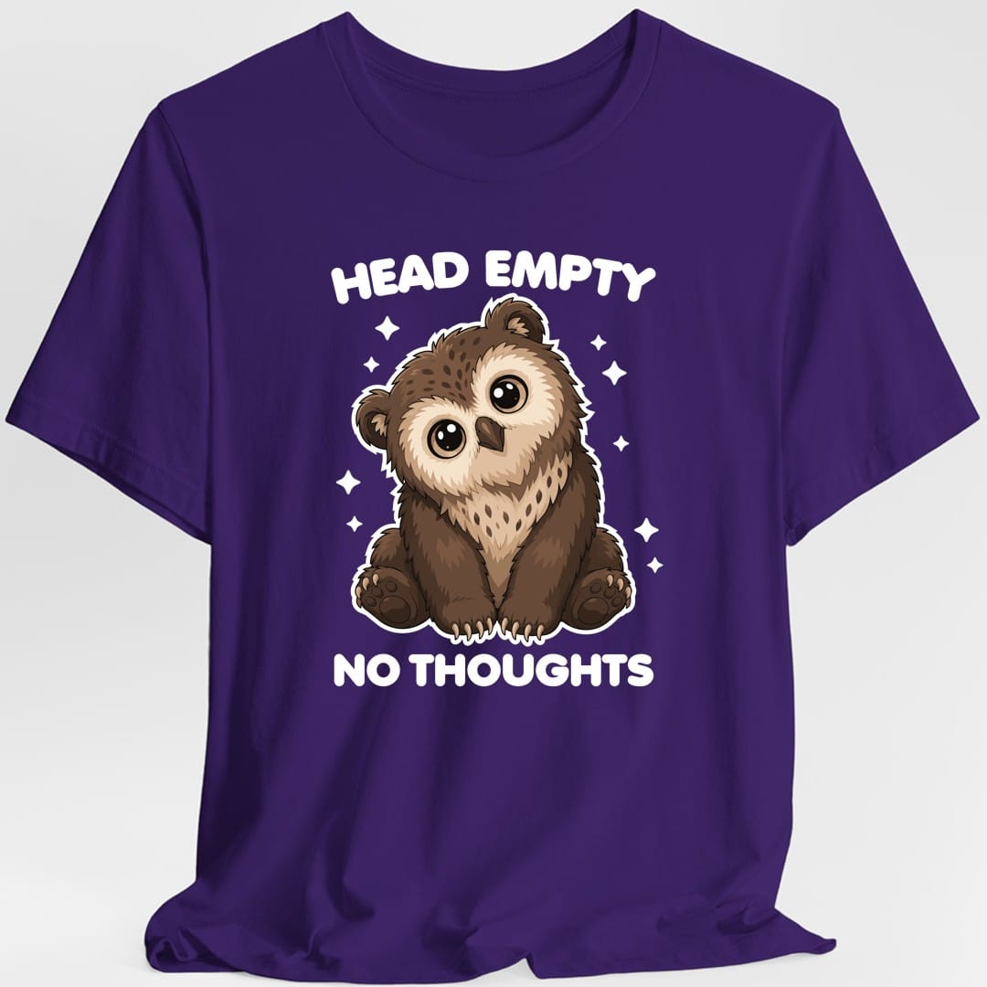 Owlbear Head Empty No Thoughts T-Shirt