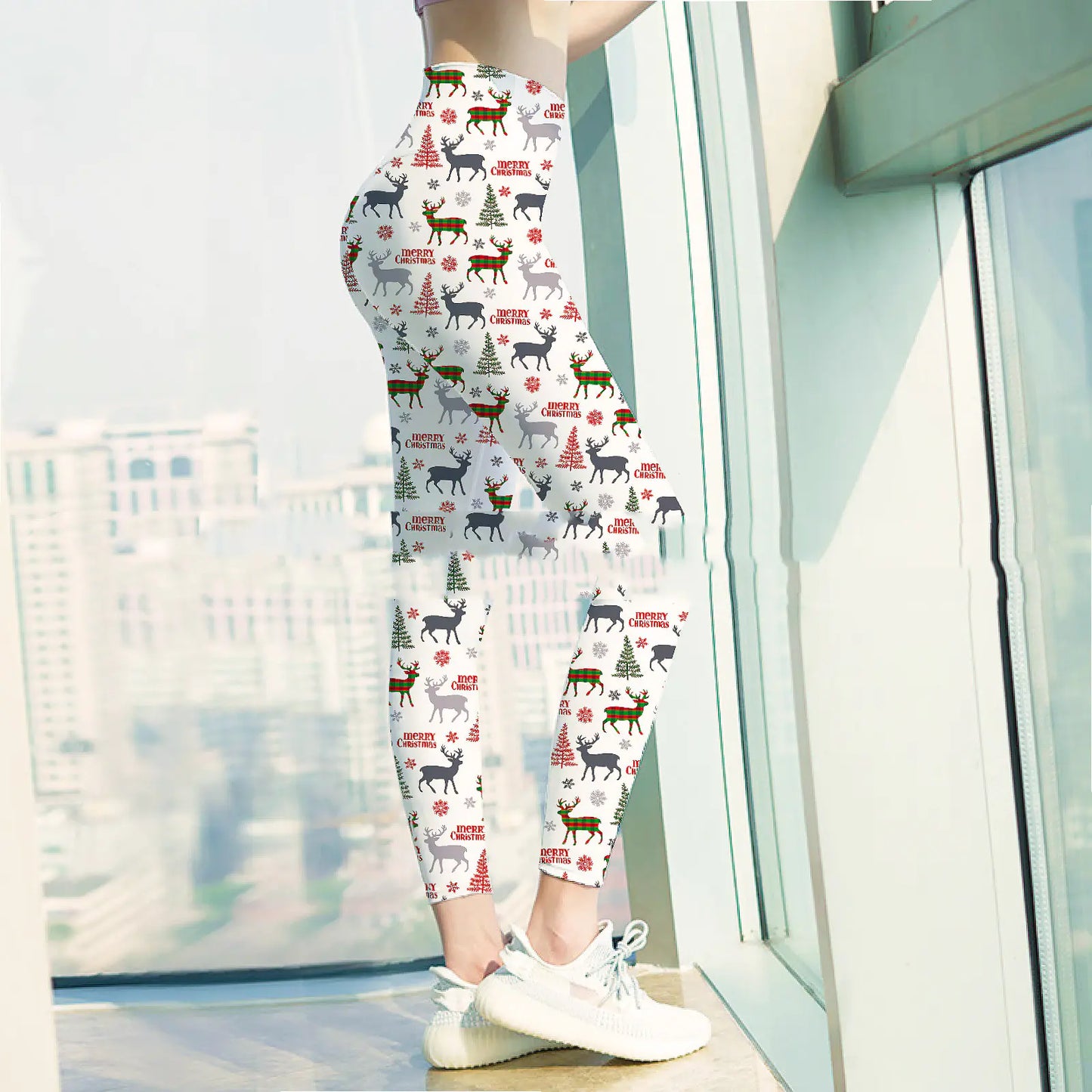 Personalized Christmas Leggings for Yoga Practice