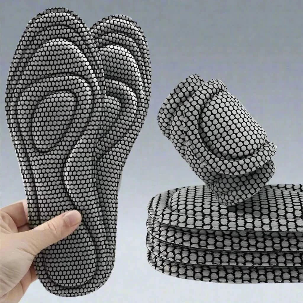 Pair of 5D Memory Foam Breathable Insoles