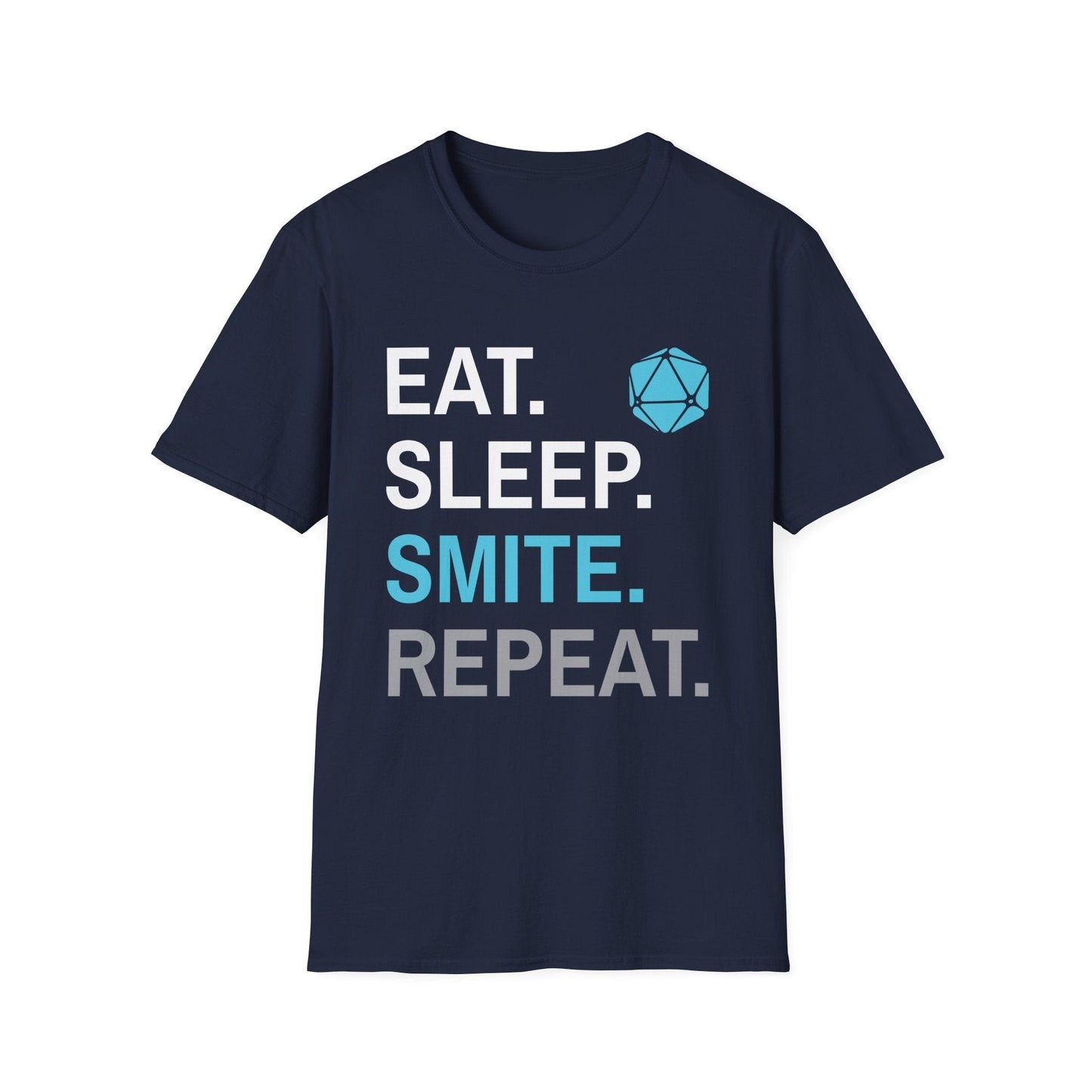Camiseta de Paladín Castigo Divino – "Comer, Dormir, Castigar, Repetir"