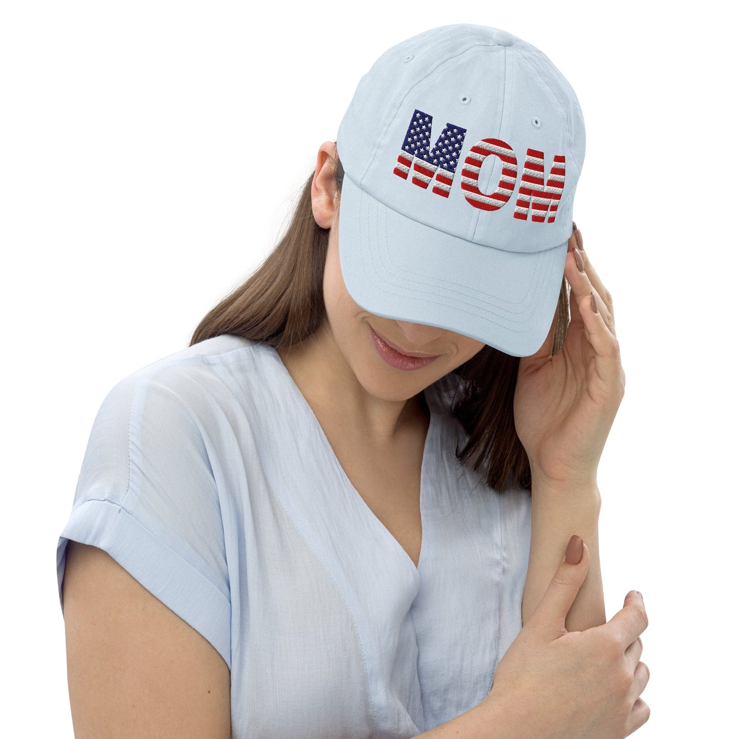 Mamá EE. UU. - Gorra de béisbol de color pastel