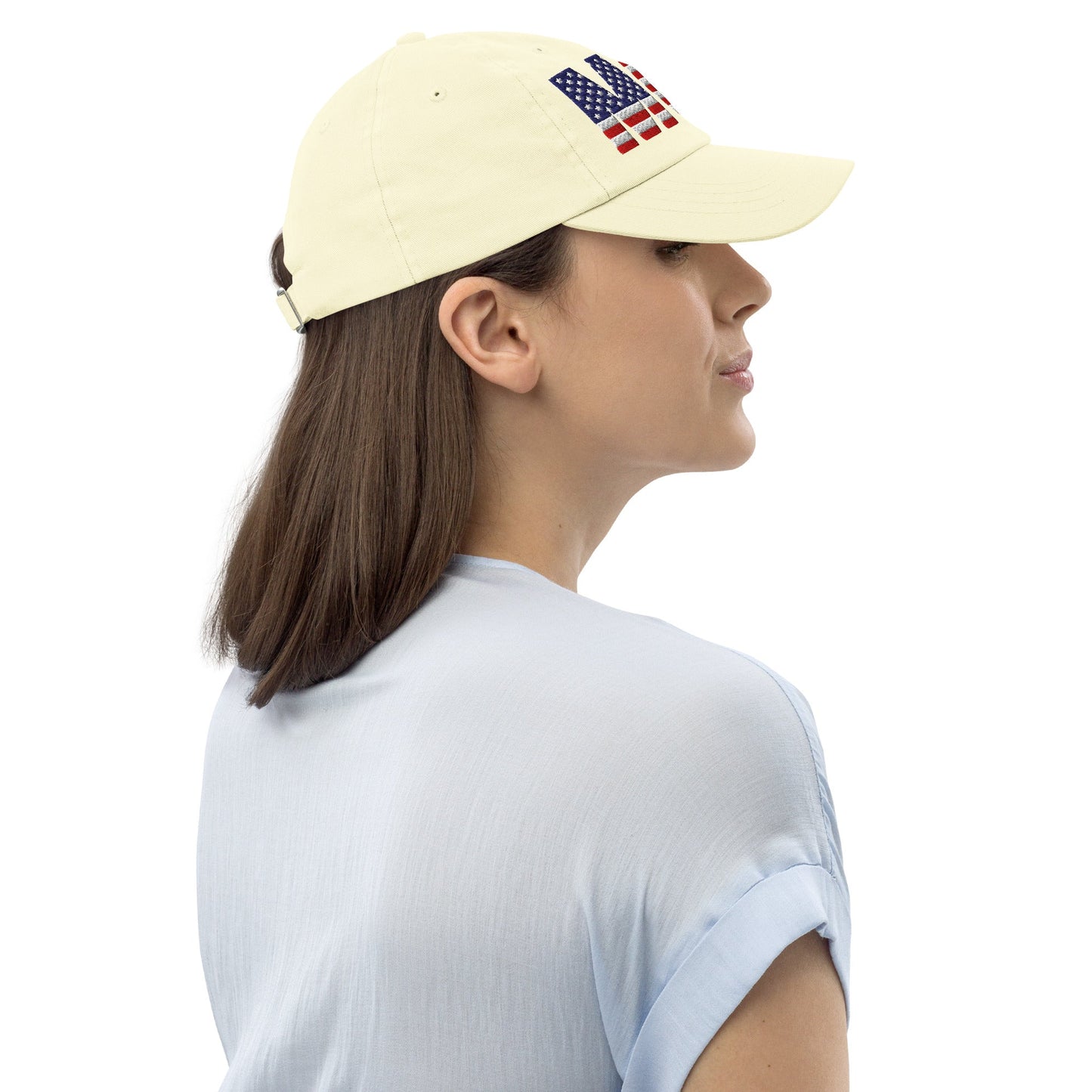 Mamá EE. UU. - Gorra de béisbol de color pastel