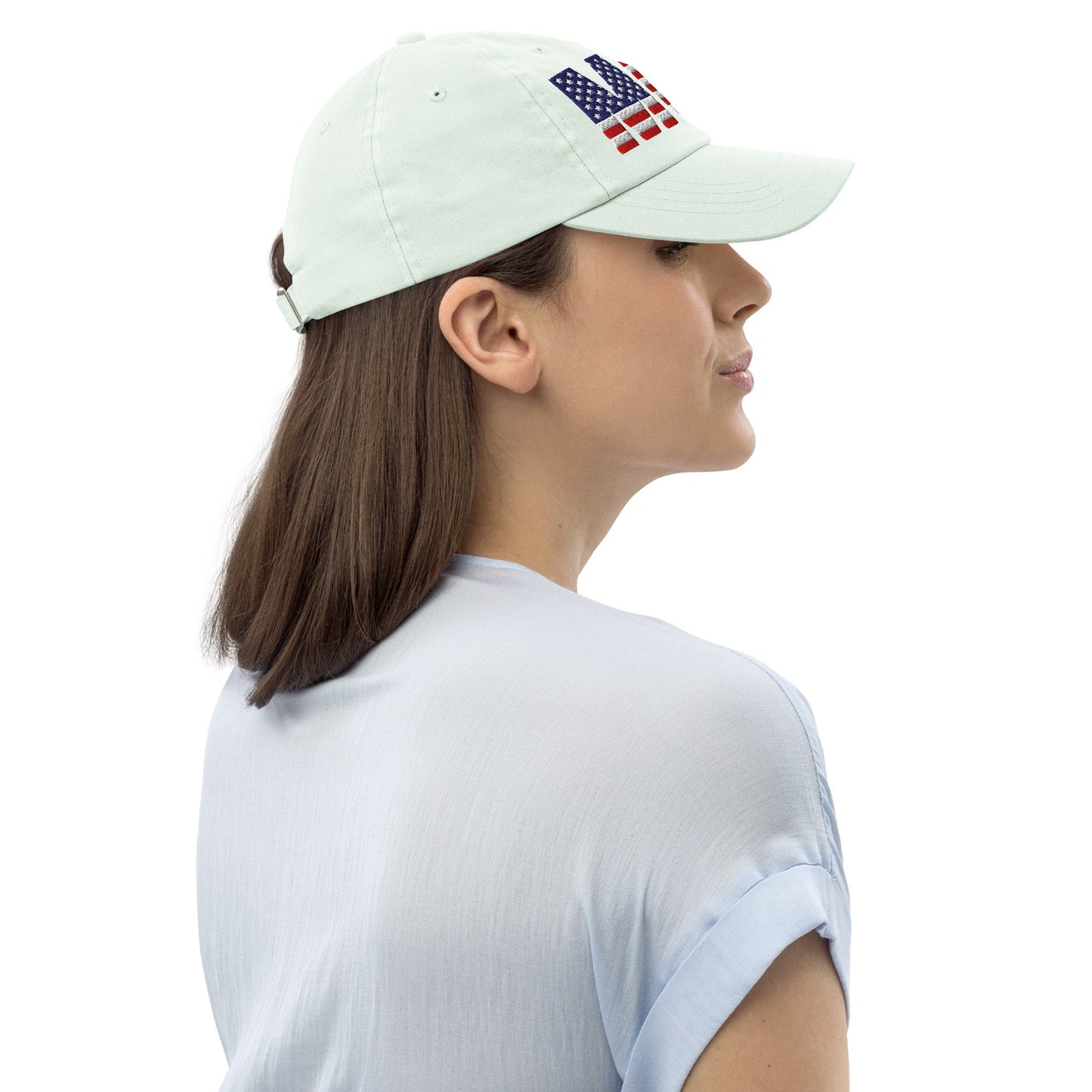 Mamá EE. UU. - Gorra de béisbol de color pastel