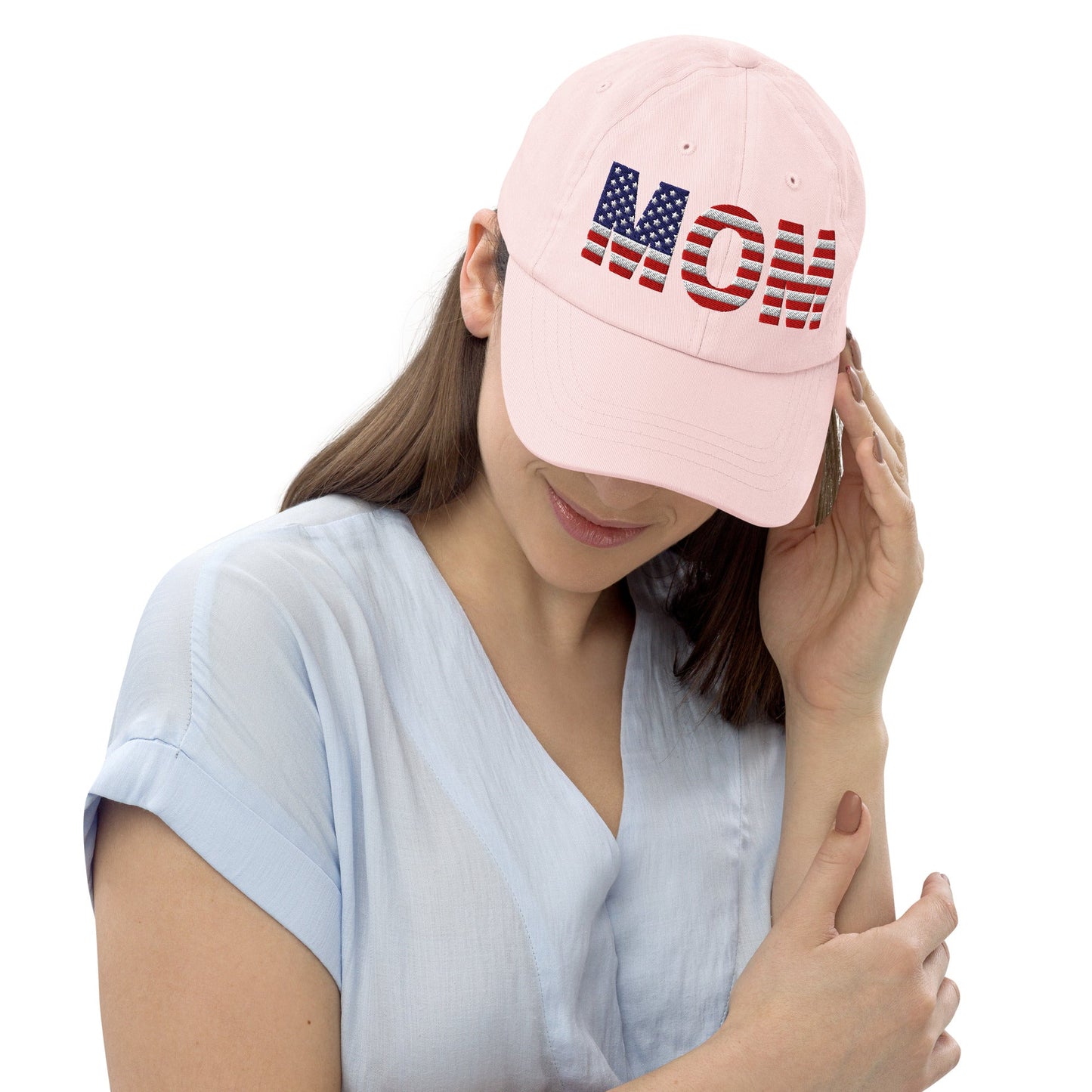 Mamá EE. UU. - Gorra de béisbol de color pastel