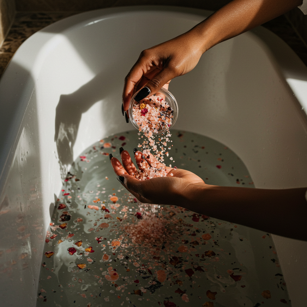SALES DE BAÑO ROSA SILVESTRE