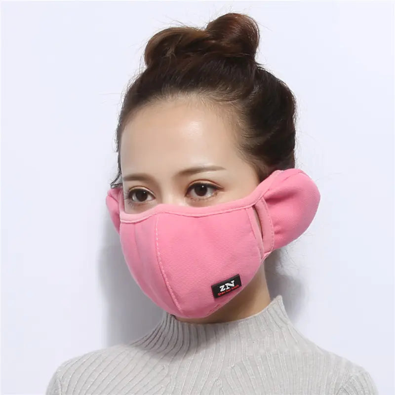 Winter Cycling Ear Cover Mask for Men and Women
