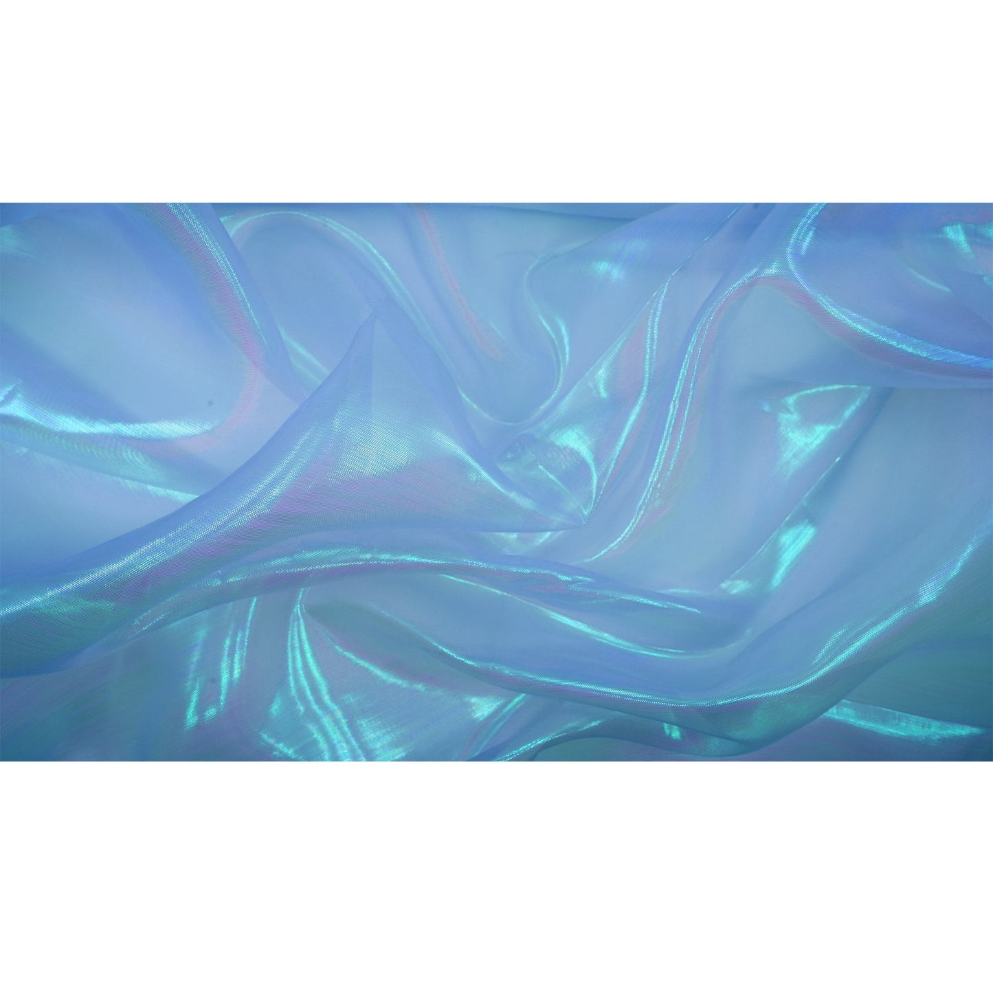Pastel Iridescent Organza Fabric | Blue Moon Fabrics