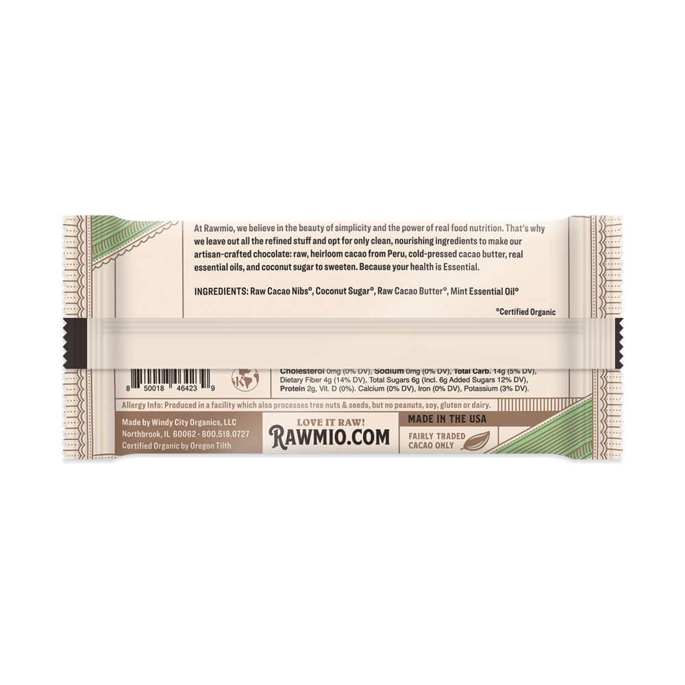 Essential Mint Chocolate Bar - 70% Cacao