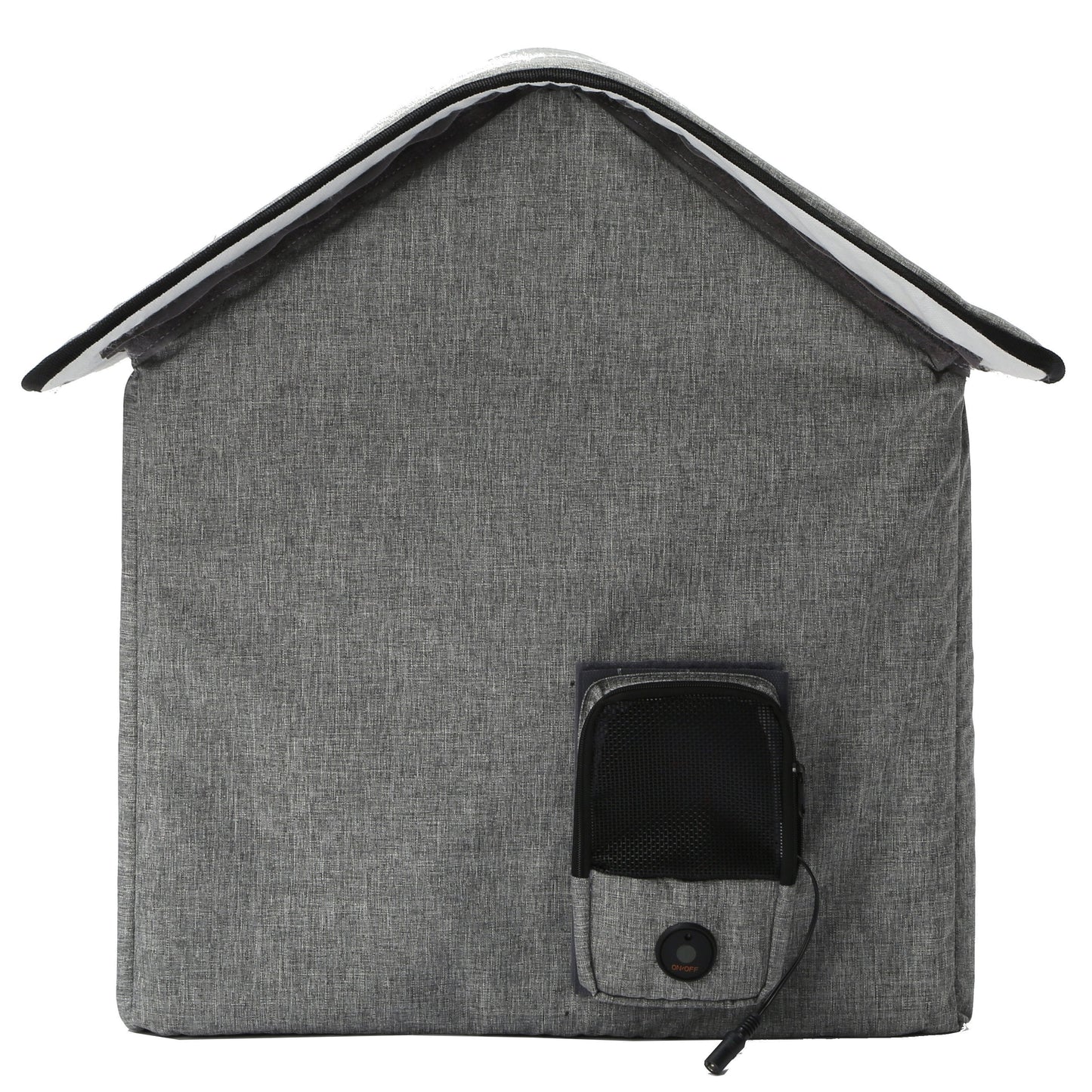Casa inteligente plegable para mascotas Pet Life 'Hush Puppy' con calefacción y refrigeración electrónica