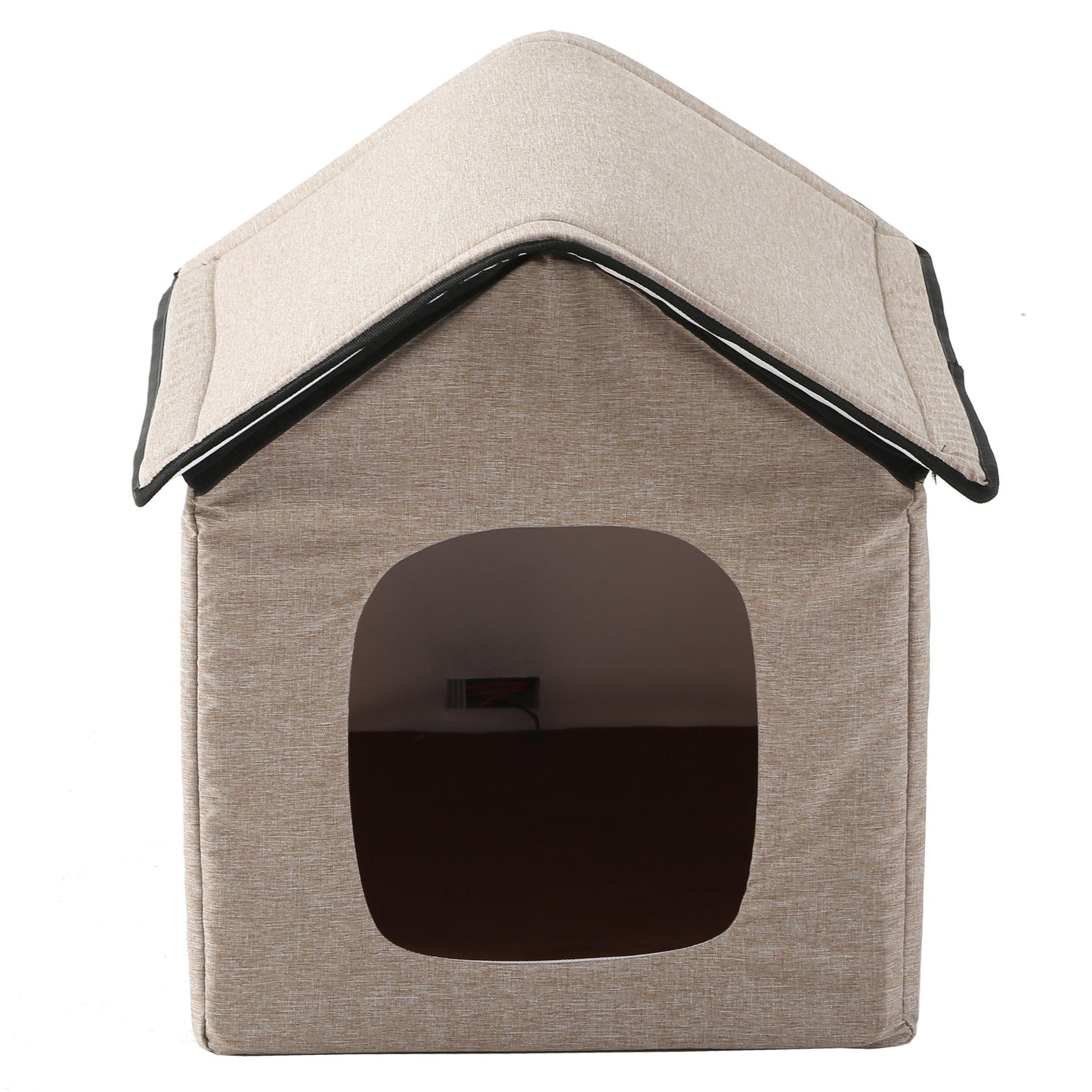 Casa inteligente plegable para mascotas Pet Life 'Hush Puppy' con calefacción y refrigeración electrónica