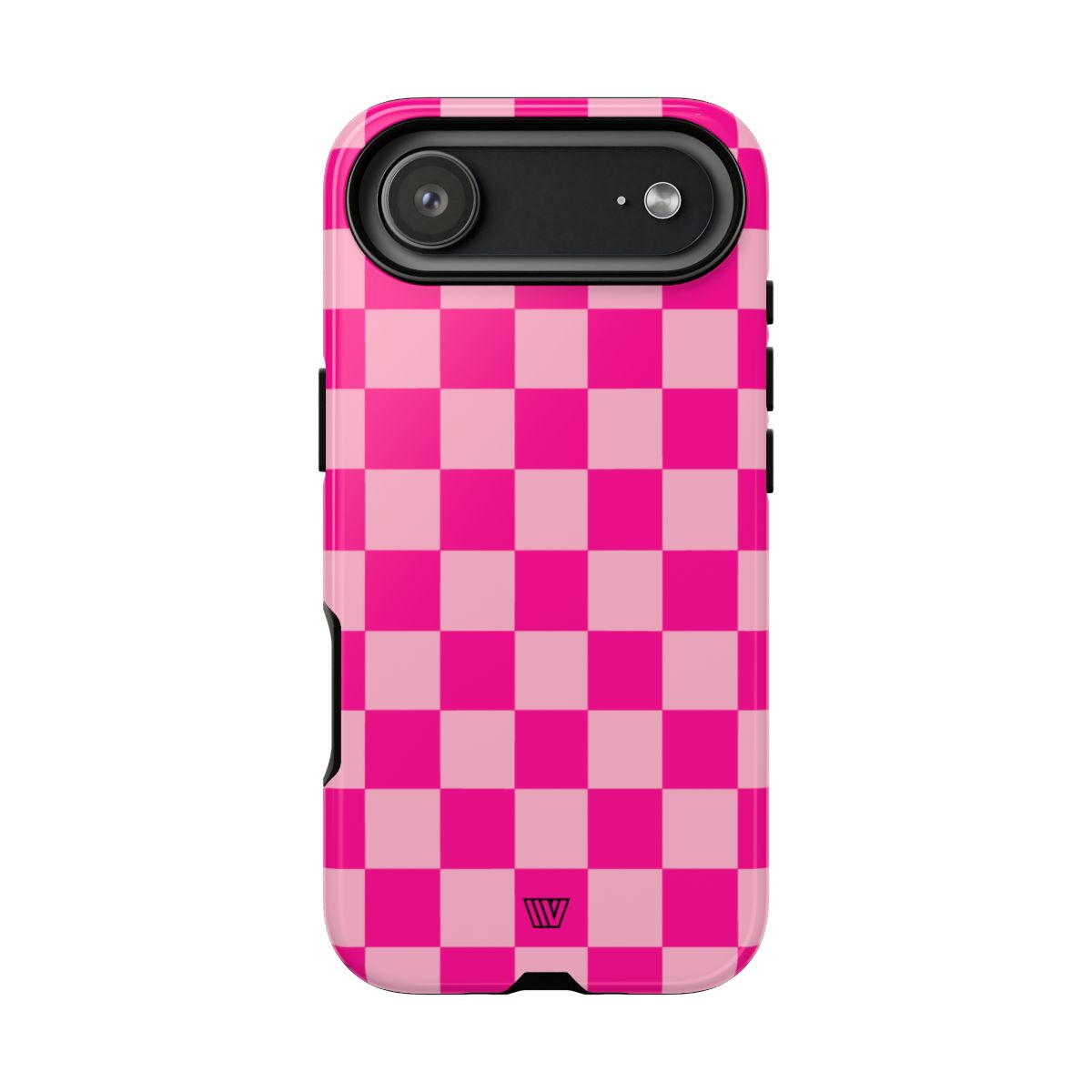 HOT PINK CHECKERBOARD | Tough Phone Case