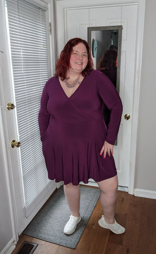 Vestido Skort de Manga Larga "Solución para Todo"