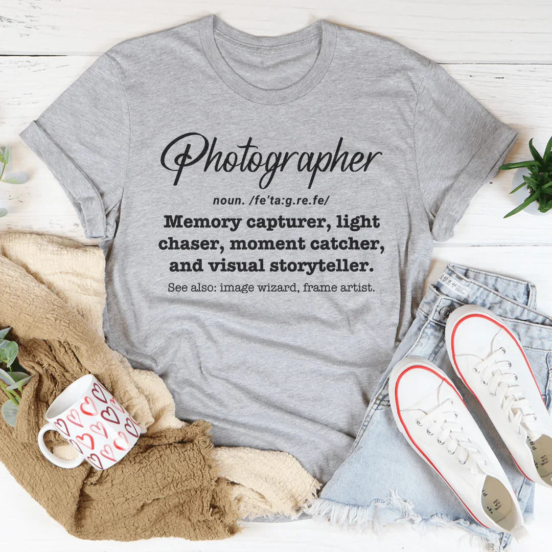 Photographer Memory Capturer Tee