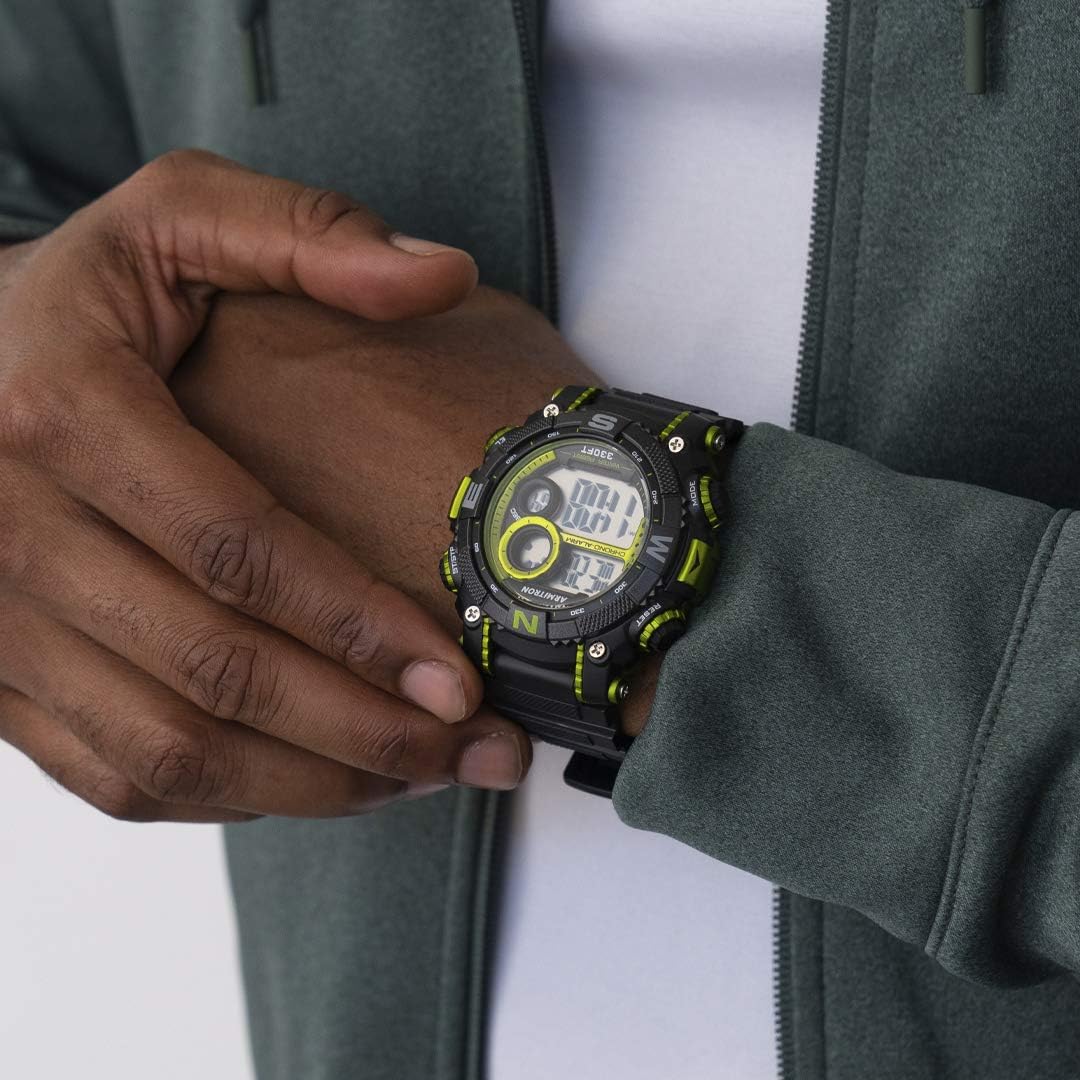 Armitron Sport Men's Digital Chronograph Resin Strap Watch, 40/8284