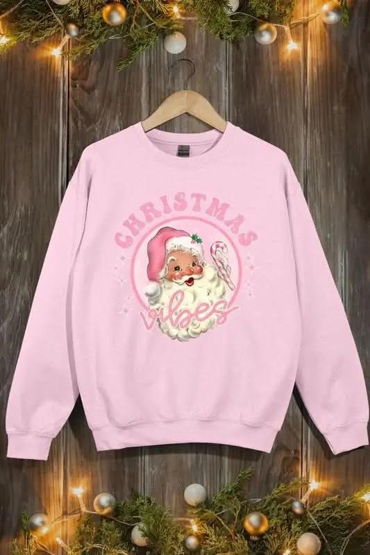 Jackets Color Bear Pink Graphic Sweatshirt Women's Christmas Fleece Pullover - Cozy & Cute