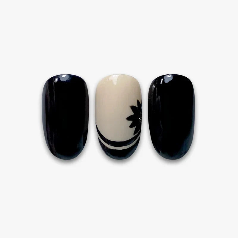Pink Mask - Nail Art Gel Black