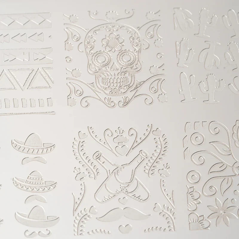 Pink Mask - Stamping Plate Mexico #8