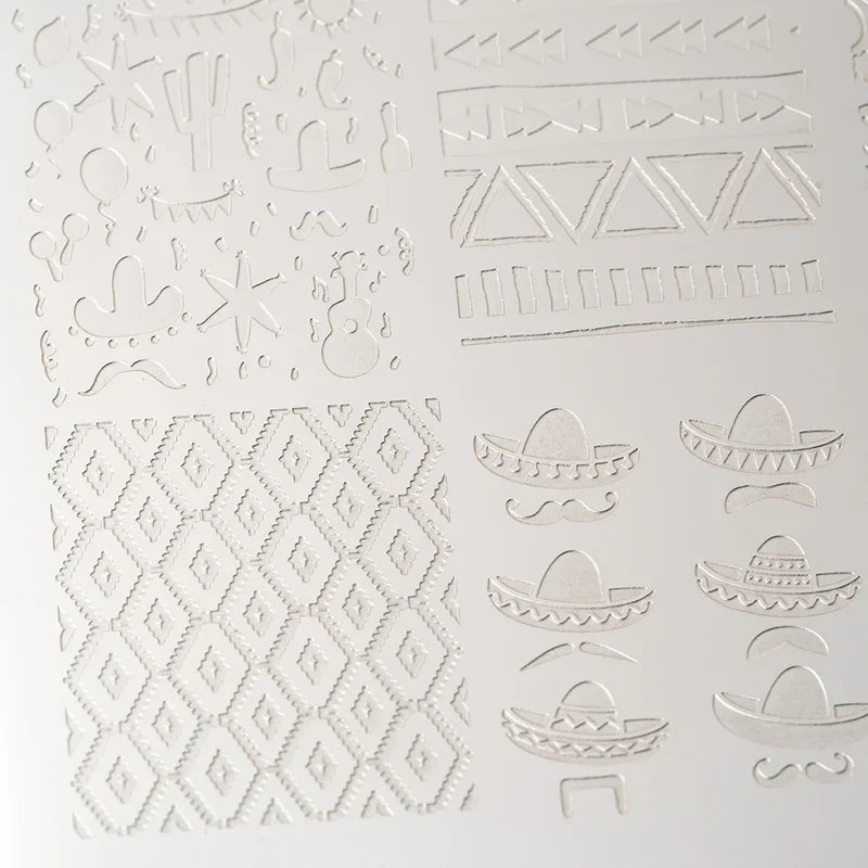 Pink Mask - Stamping Plate Mexico #8