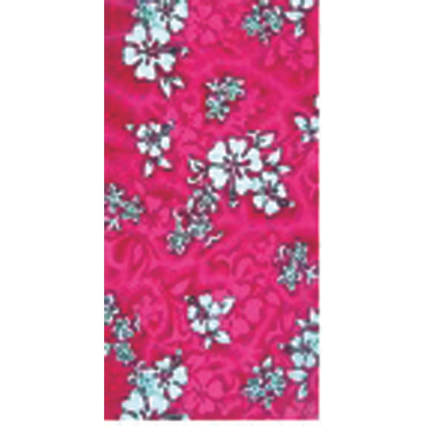 Toalla de playa Sola con hibiscos rojos/azules/azul marino de 30 x 60 pulgadas