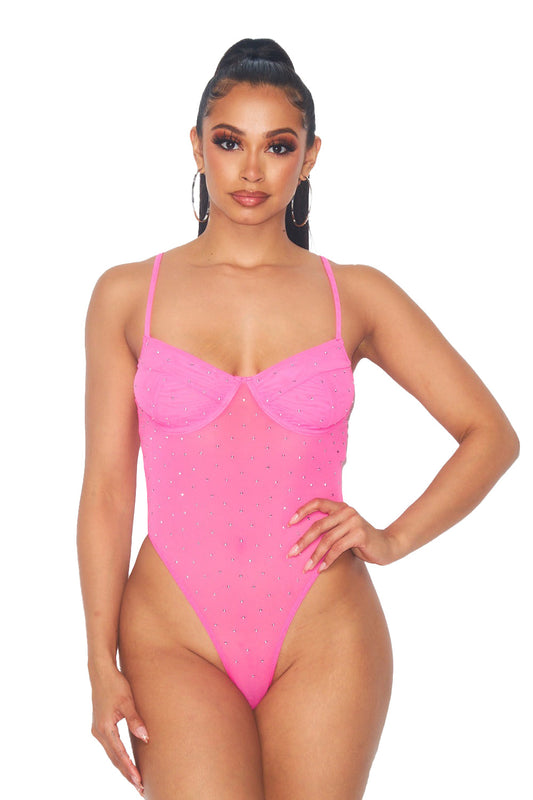 Bodysuit con tachuelas