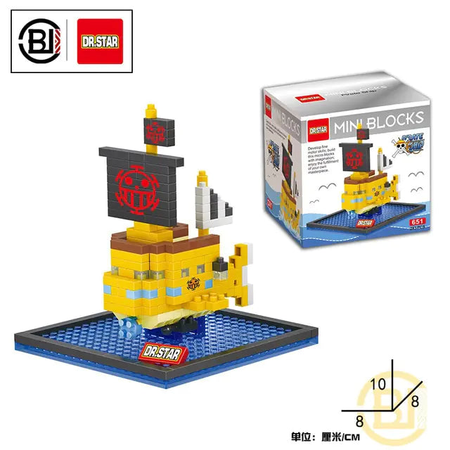 Pirate Ship Series Building Game Toys - # BOT&G522510002