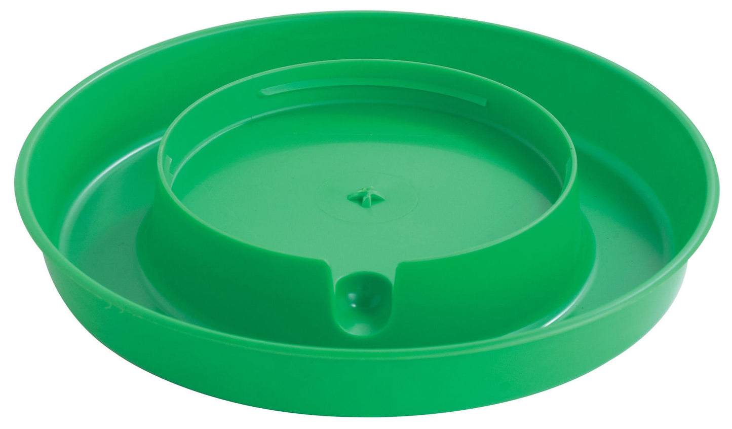 Base y Tarro de Plástico para Bebedero de Pollo Little Giant, Galón (Se Venden Por Separado)