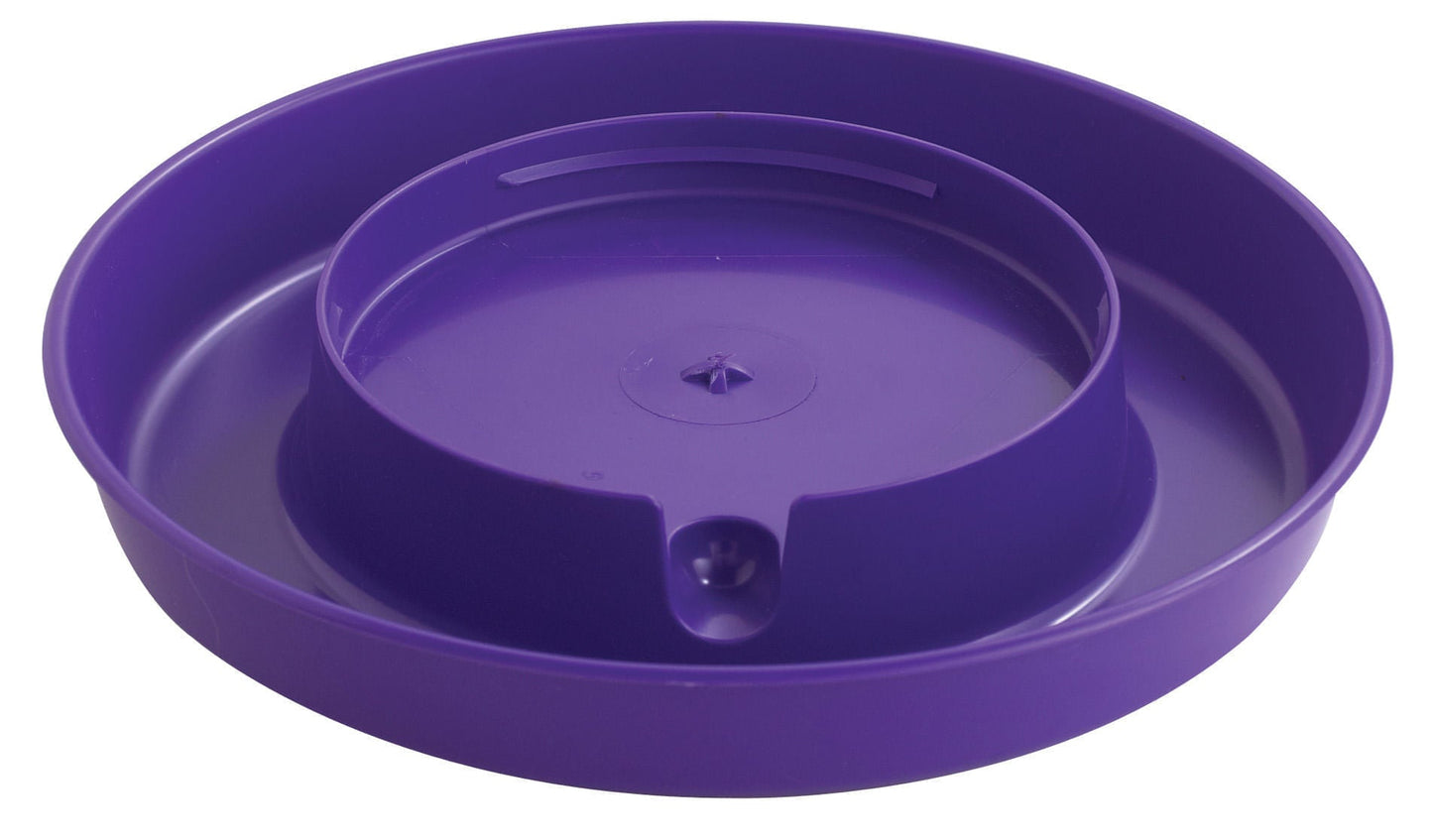 Base y Tarro de Plástico para Bebedero de Pollo Little Giant, Galón (Se Venden Por Separado)