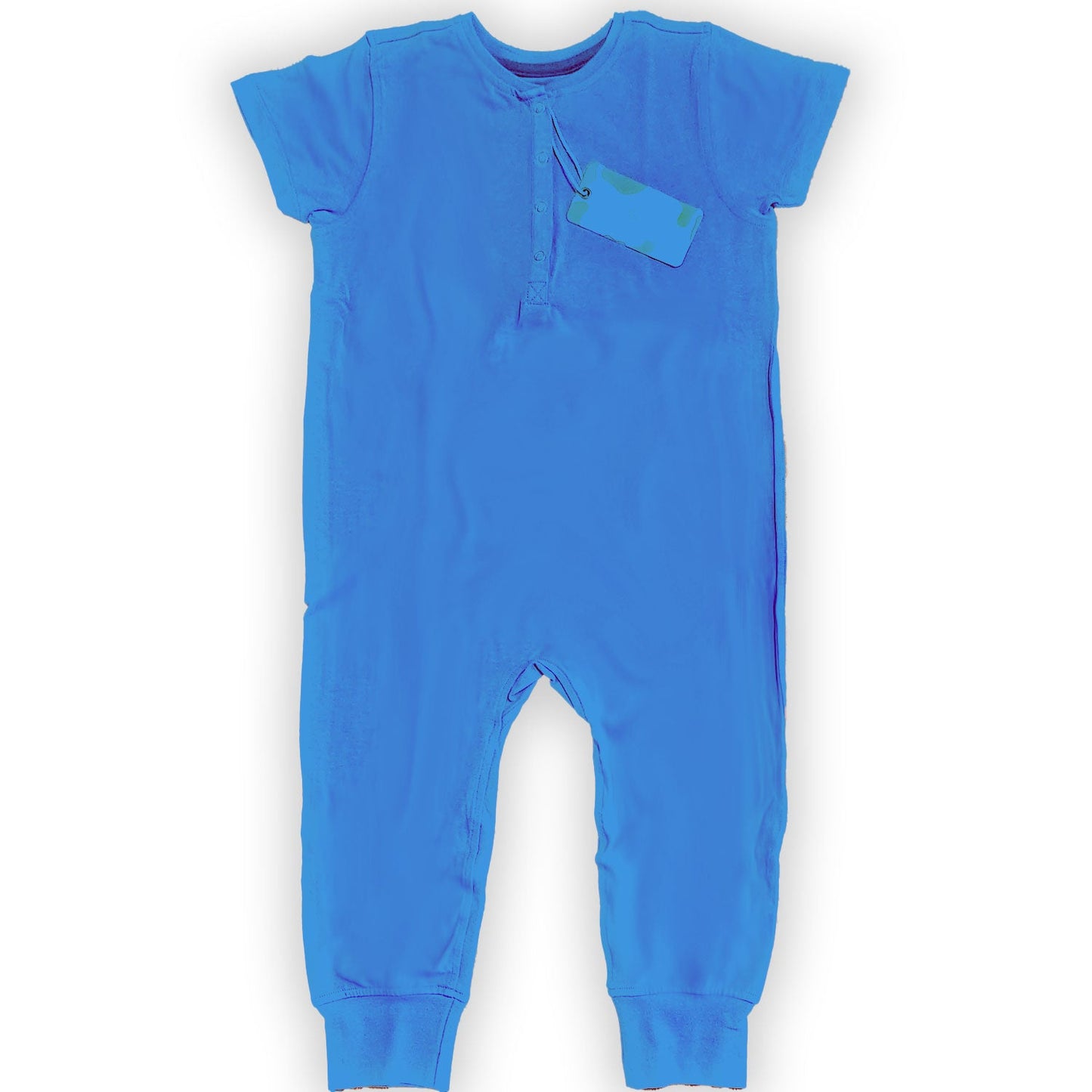 Ultimate Comfort Playsuit w Chewy Sensory Bracelet- BLUE