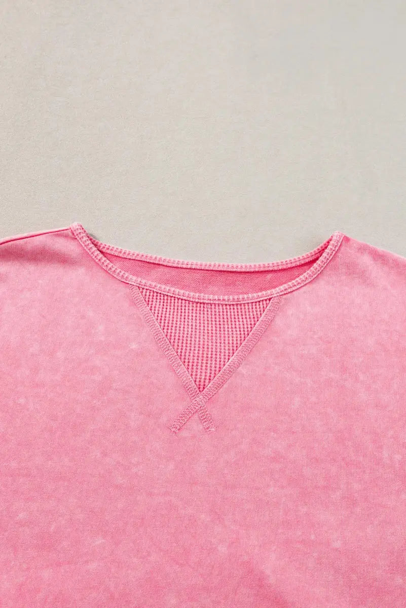 T-Shirts Trendsi Plus Size Tee Women's Casual Round Neck Cotton Blend T-Shirt - Comfortable & Washable