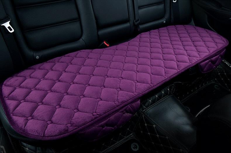 Plush Car Seat Covers Front Rear Full Set Choose Car Seat Cushion Car Memory Foam Heightening Seat Cushion Plush Seat Pad Protector Car Accessories  Lower Back Pain Relief Cushion Anti-Slip