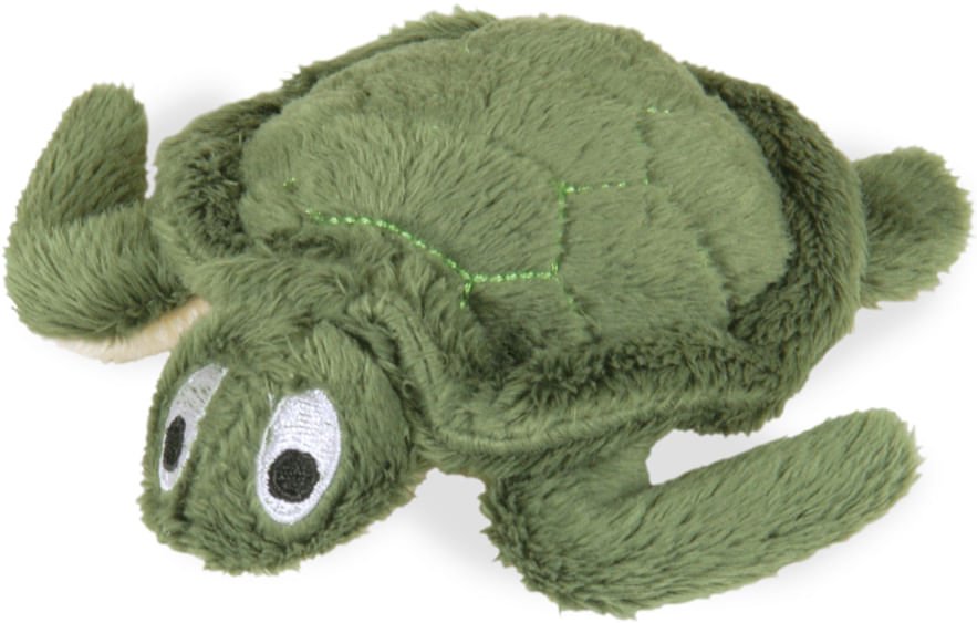 Juguete de felpa para perros Jeffers con forma de tortuga con chirriador