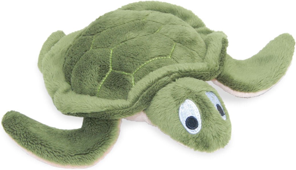 Juguete de felpa para perros Jeffers con forma de tortuga con chirriador
