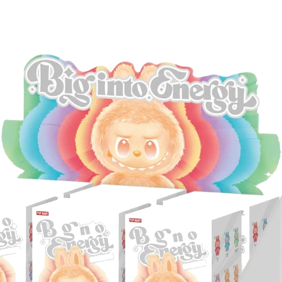 Pop Mart Labubu The Monsters Big into Energy Series Vinyl Plush Pendant Single Blind Box
