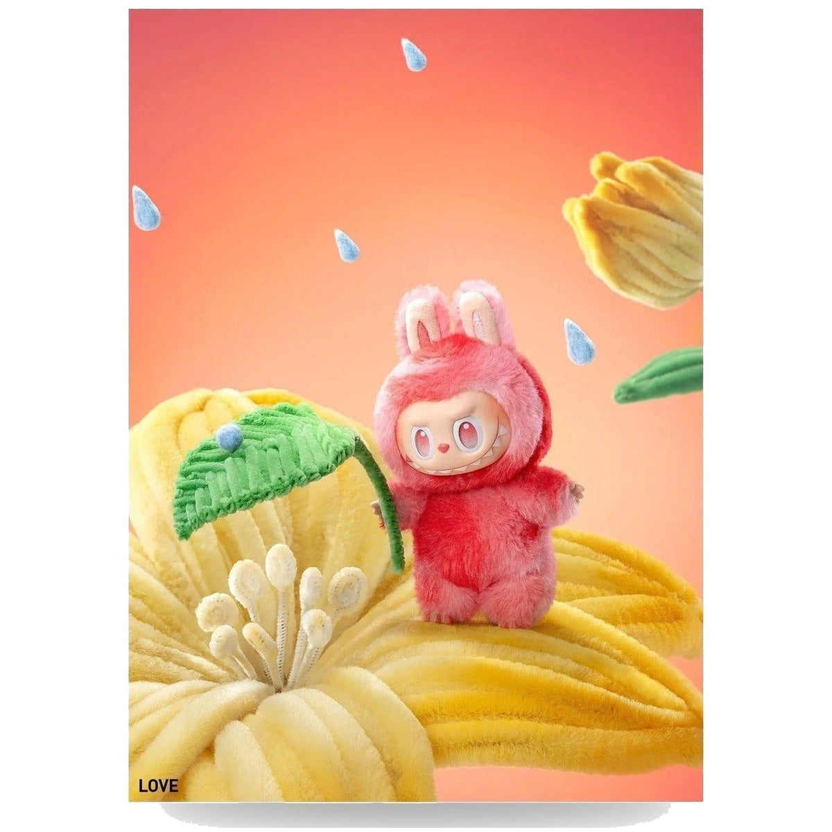 Pop Mart Labubu The Monsters Big into Energy Series Vinyl Plush Pendant Single Blind Box