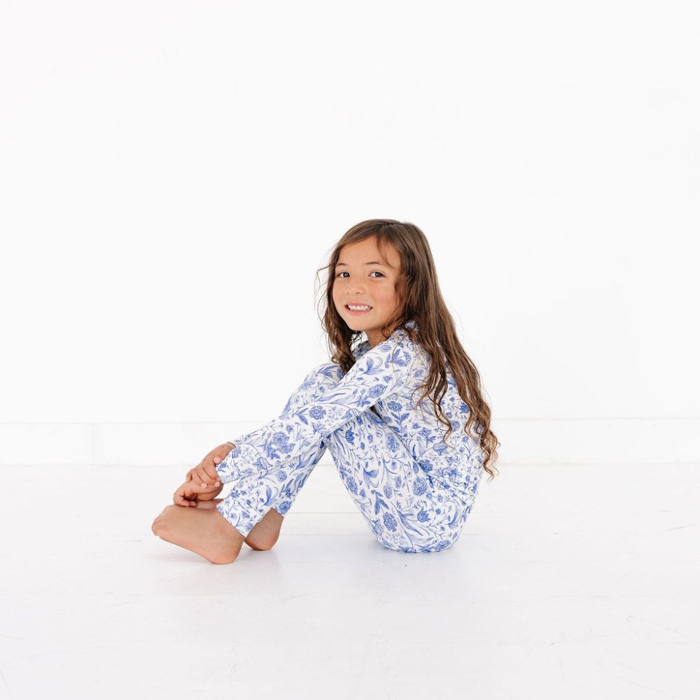 Porcelain Vine Bamboo Toddler Pajama Set