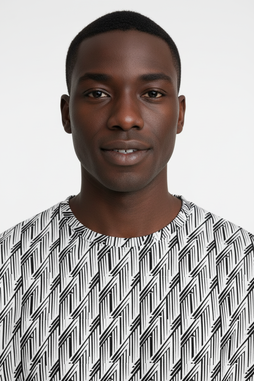 Glitch Stripe Sweatshirt | Black & White Neo-Futurist Unisex