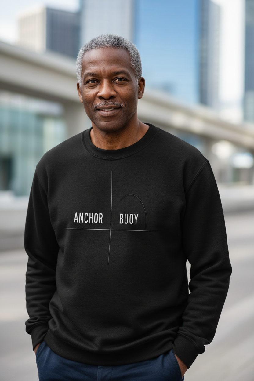 ANCHOR BUOY Sweatshirt | Minimalist Duality Design Unisex