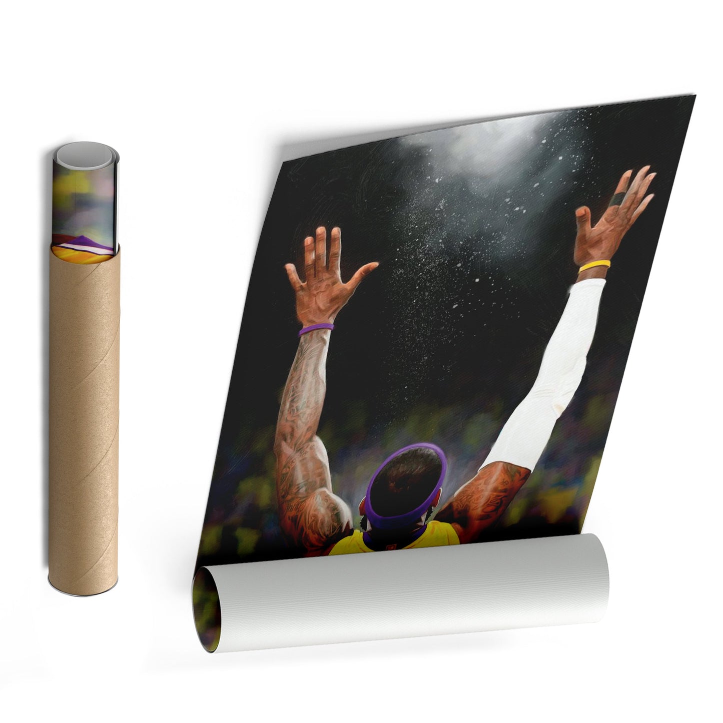 LeBron James Canvas – Lakers Champion Wall Art Decor