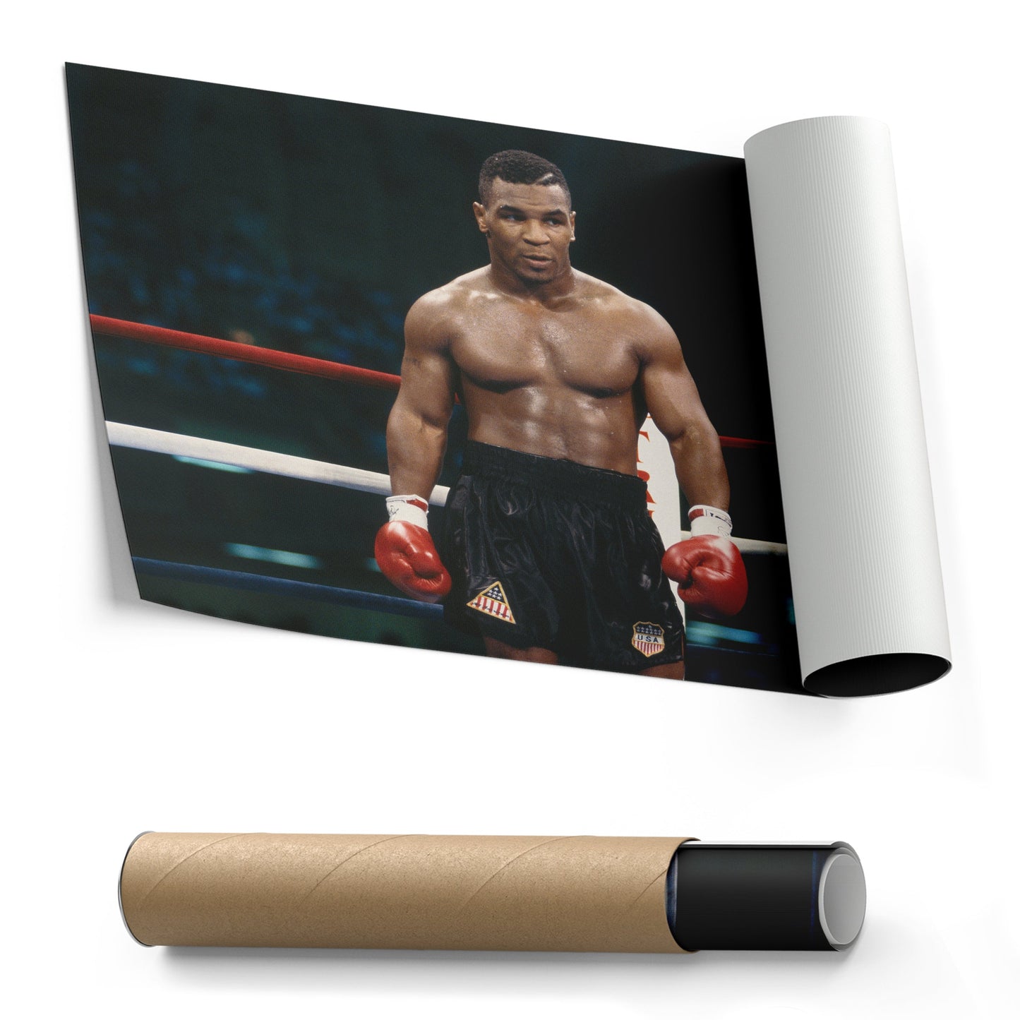 Mike Tyson Canvas – Iron Mike Boxing Wall Art Print