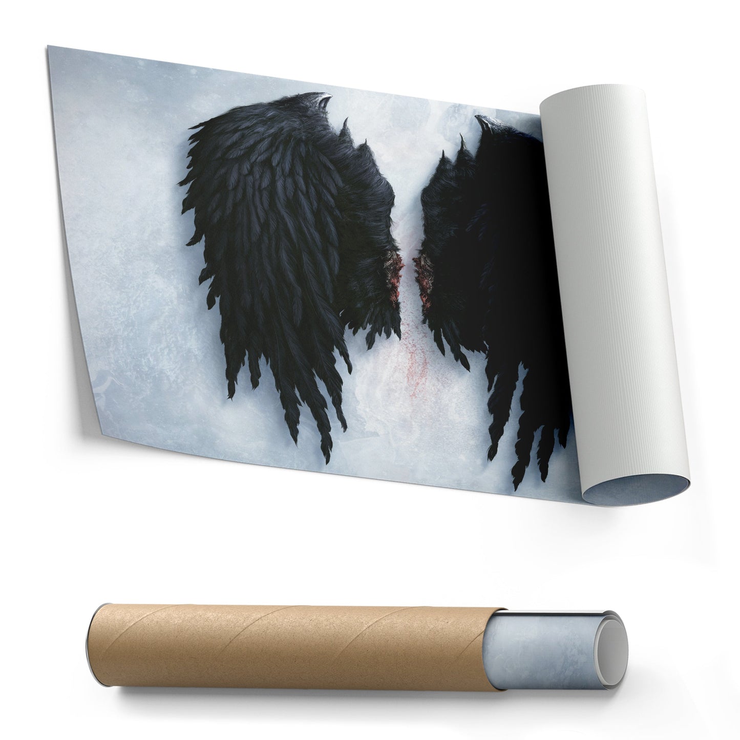 Banksy Angel Wings Canvas – Urban Street Art for Home Decor