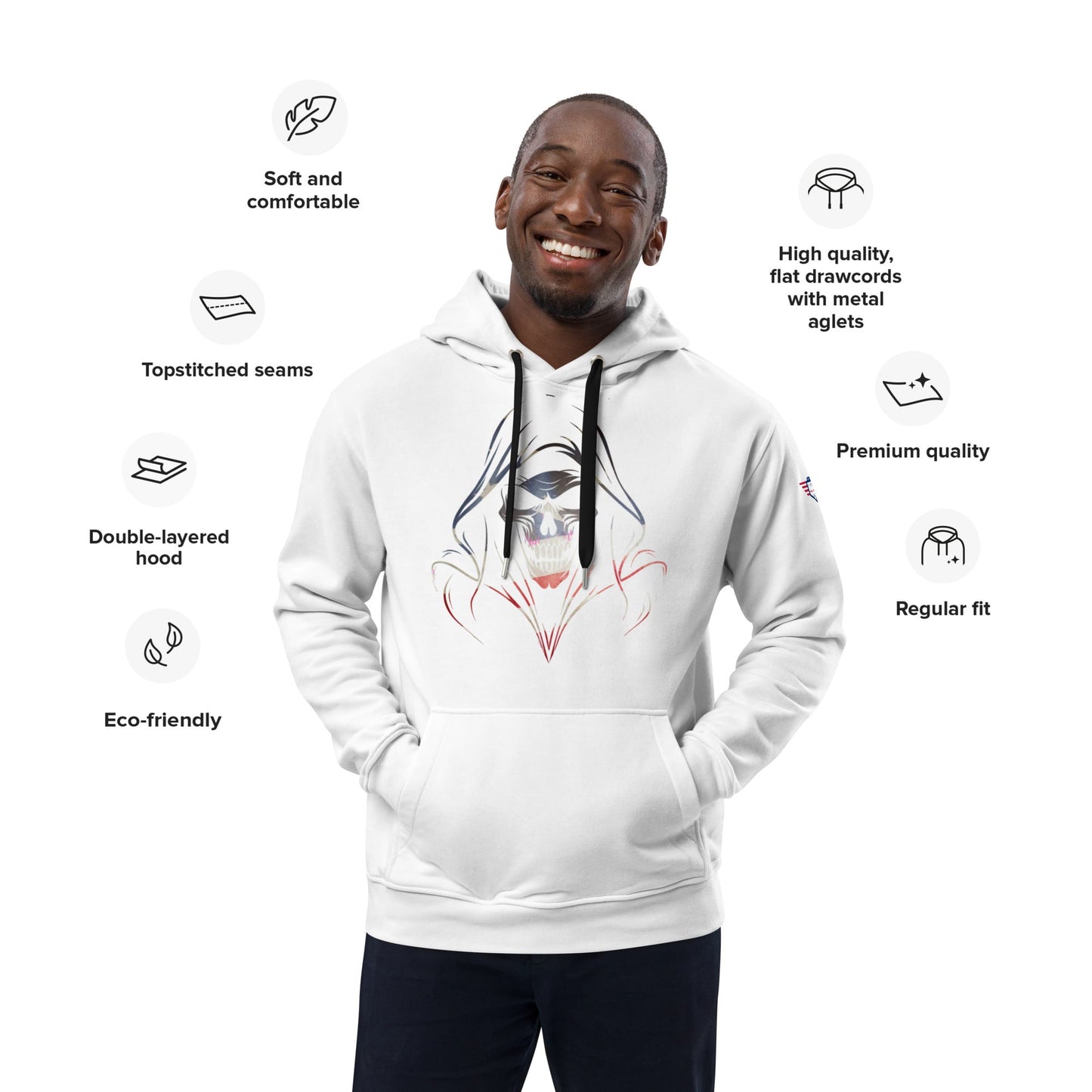 Reaper - sudadera ecológica con capucha