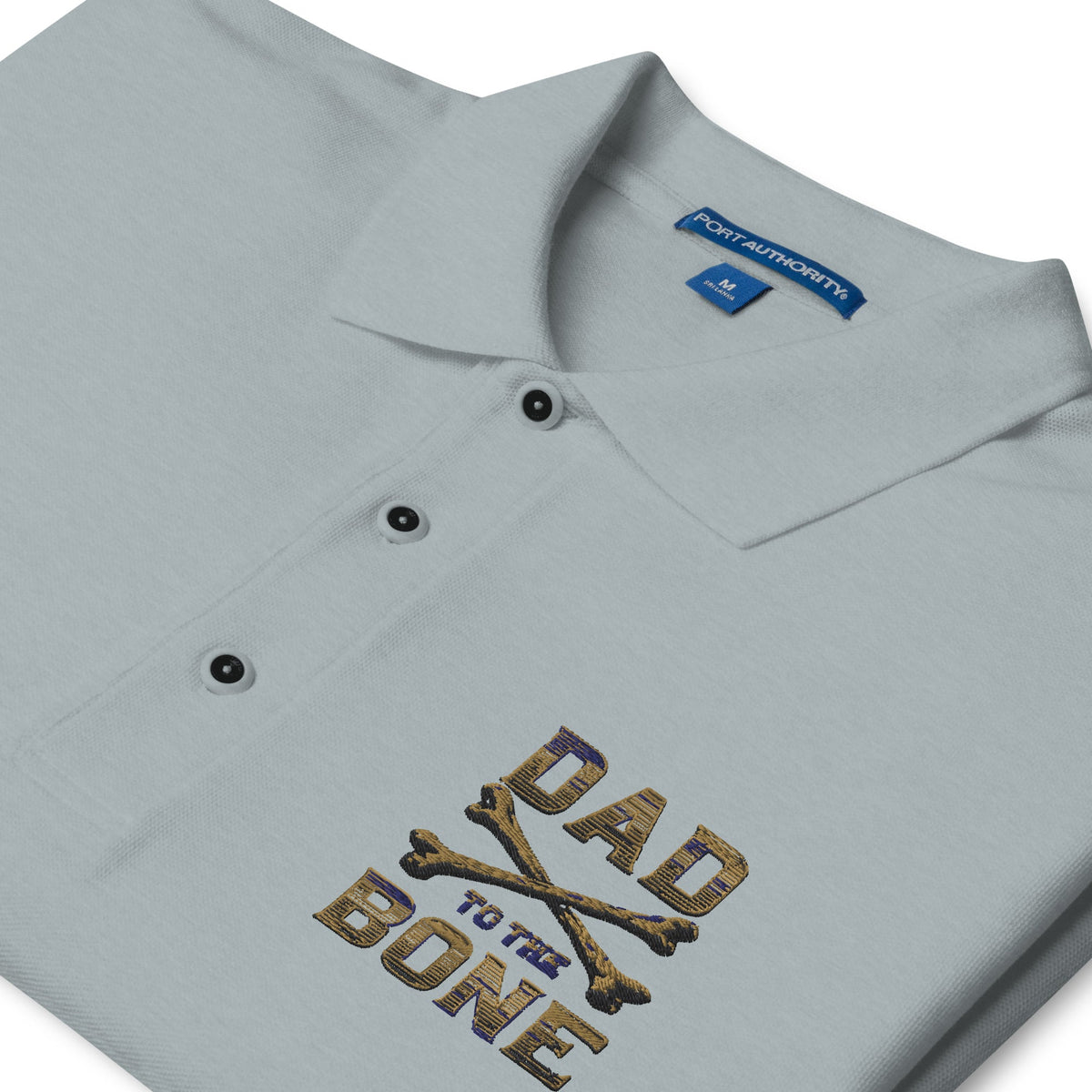 Dad to the Bone Men's Premium Polo Shirt