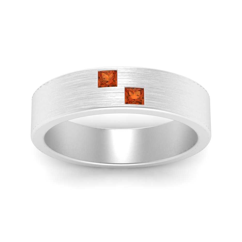 Princess Cut Brush Finish Band