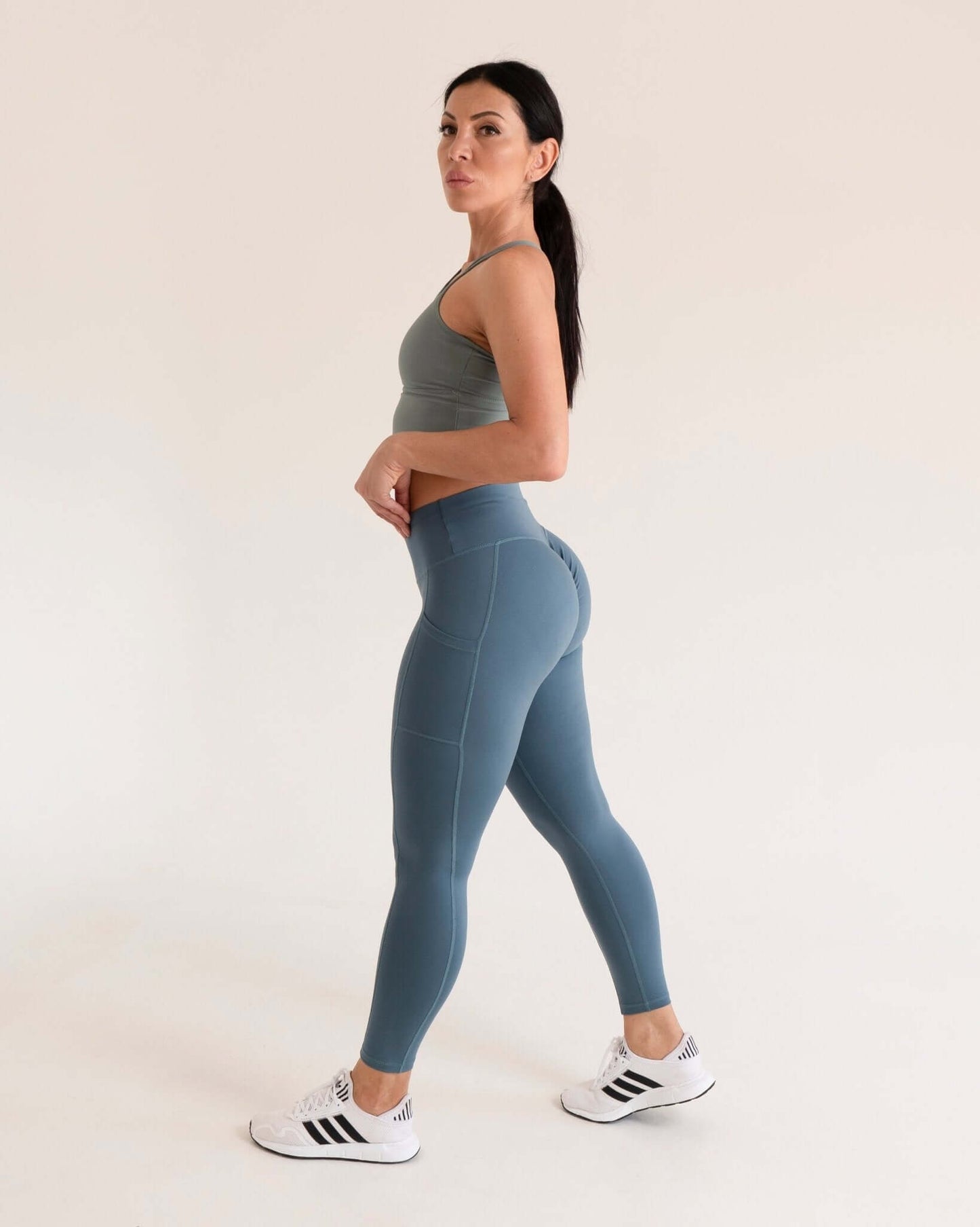 Basic High Waist Tummy Control Butt Lifting Legging