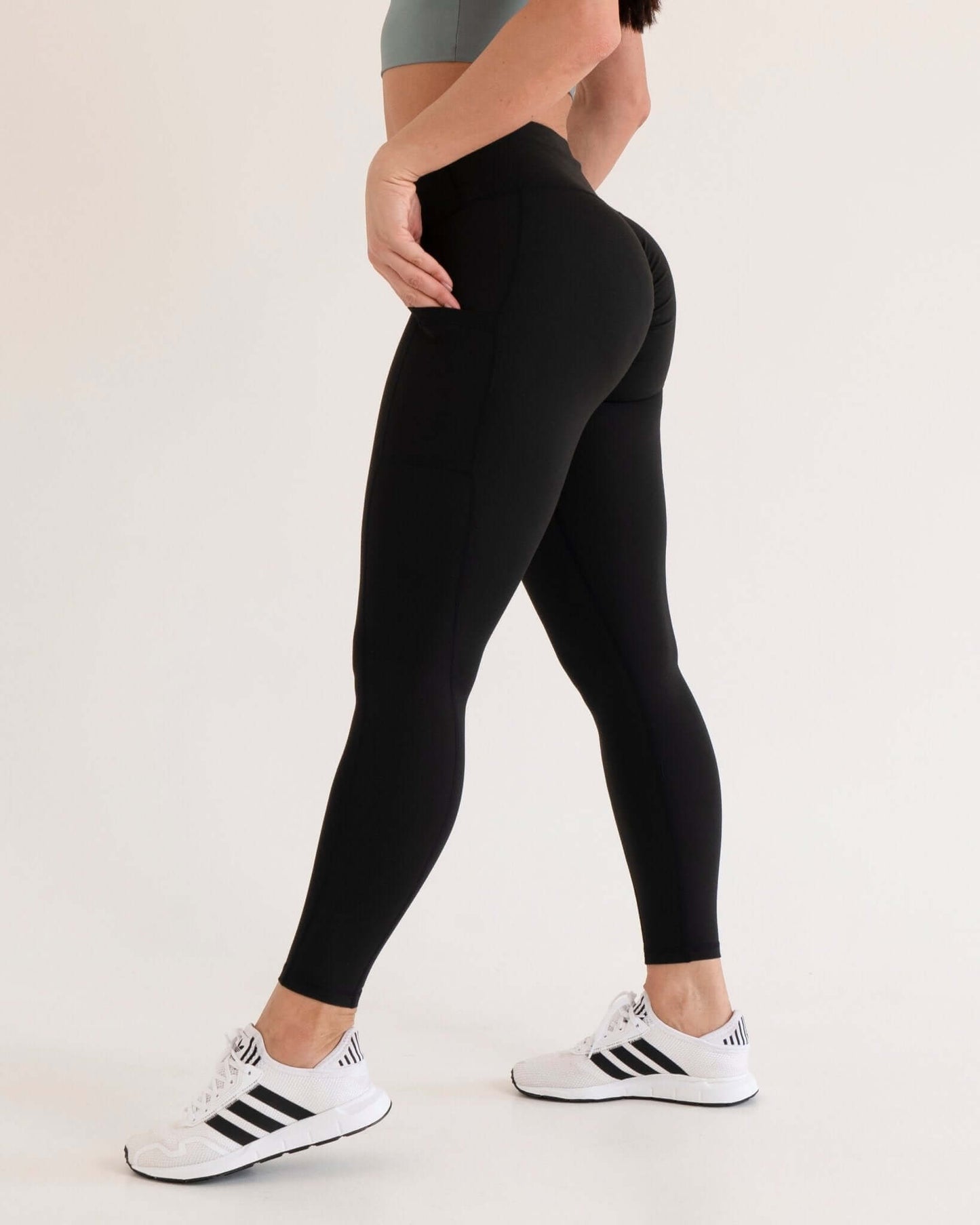 Basic High Waist Tummy Control Butt Lifting Legging