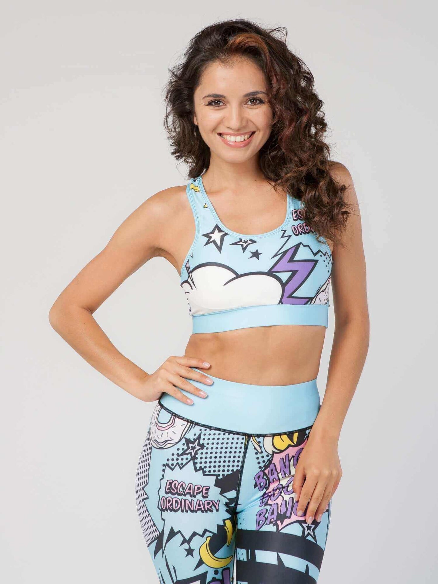 High Fashion Printed Sports Bra