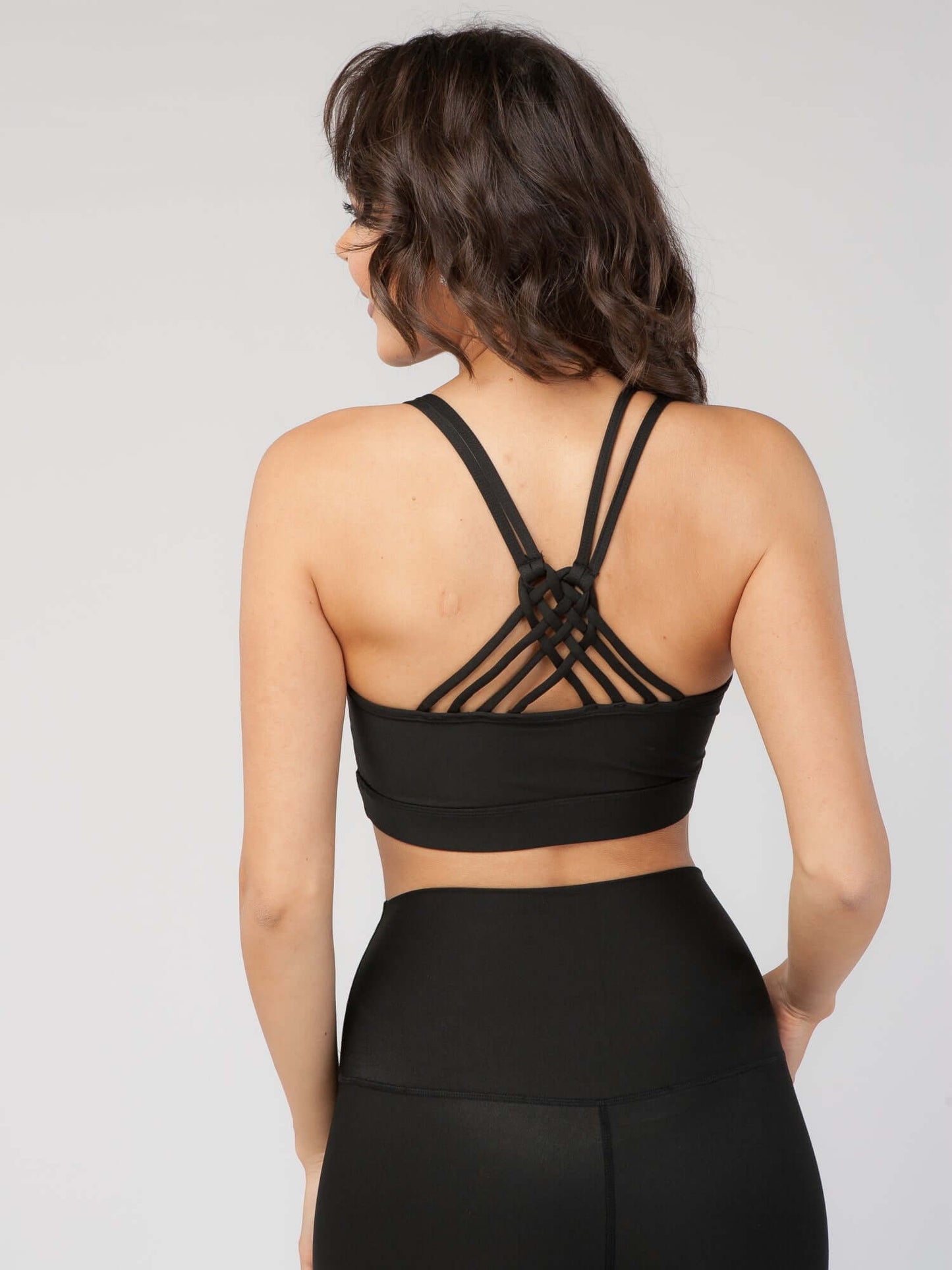 Knotted Back Sports Bra