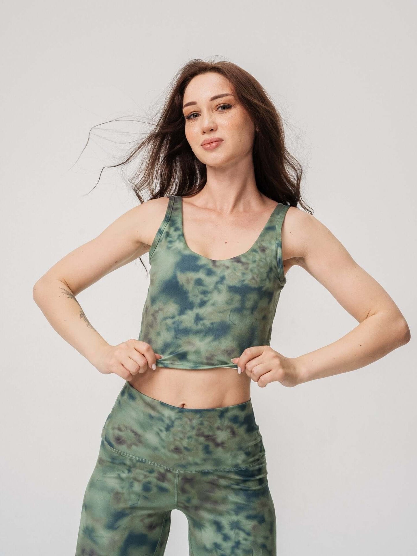 Tie Dye Yoga Sports Bra